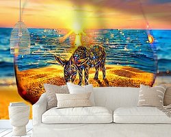 Example of the artwork in a room
