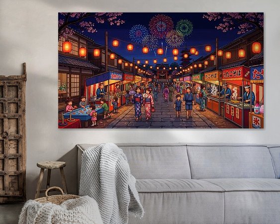 Example of the artwork in a room