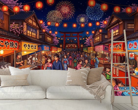 Example of the artwork in a room
