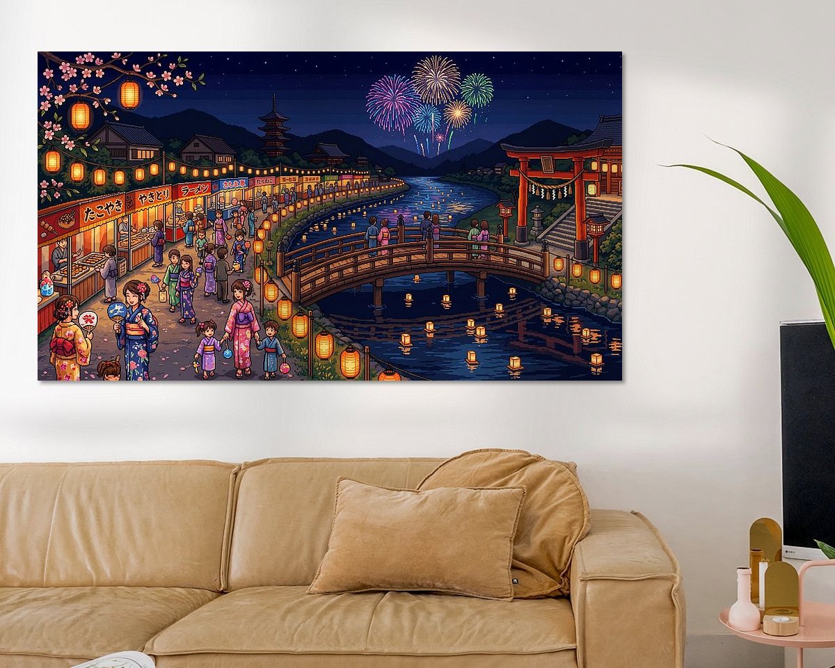 Example of the artwork in a room