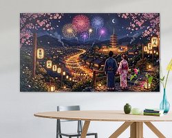 Example of the artwork in a room