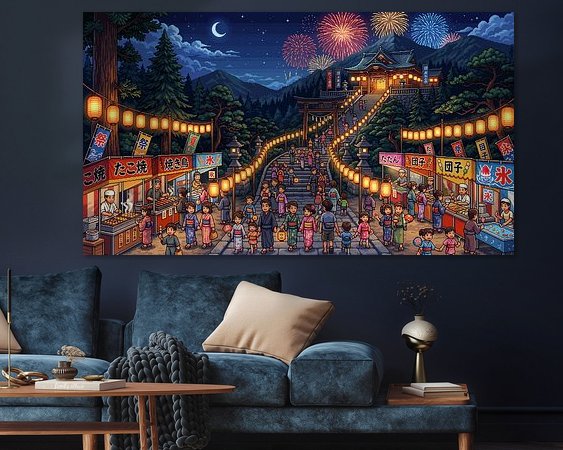 Example of the artwork in a room