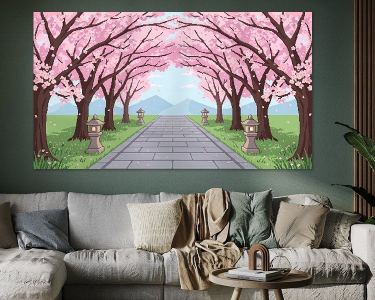 Example of the artwork in a room