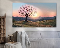 Example of the artwork in a room