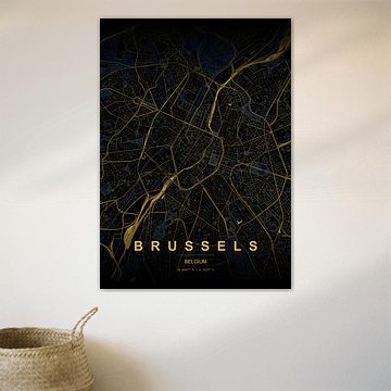 Karte von Brüssel von HUGO