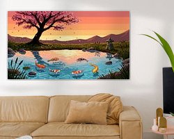 Example of the artwork in a room