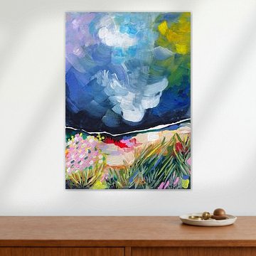 Lebendiger, abstrakter Himmel von Dirkie Nell