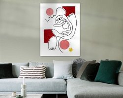 Example of the artwork in a room