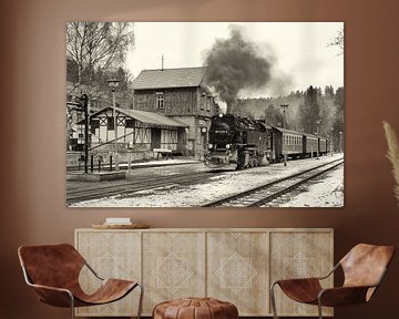 Dampfzüge im Harz, die alte Zeiten wieder aufleben lassen von Hans Brinkel