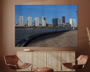 Skyline van Rotterdam. van Peter Dane