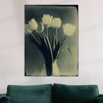 Tulpen in Vase Nr. 2 von Studio Silver & Sepia
