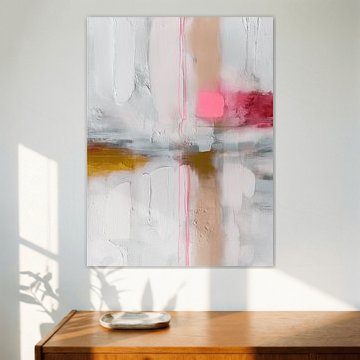 Une poésie des couleurs en blanc et rose sur Wolkenlos