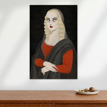 La femme pâle en rouge