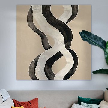 Entrelacé – Art abstrait moderne sur Bianca ter Riet