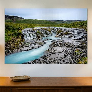 Blauer Brúarfoss von Robert van Brug