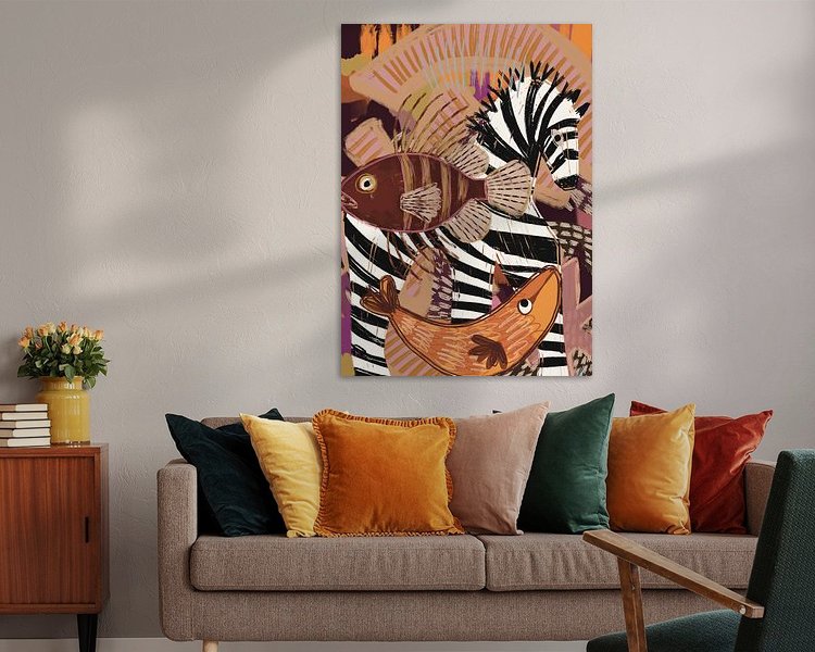 Example of the artwork in a room