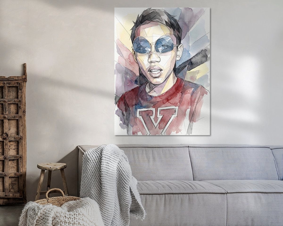 Example of the artwork in a room