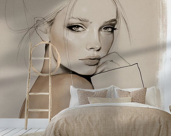 Example of the artwork in a room