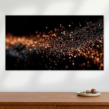 Panorama of bronze particles by TheXclusive Art