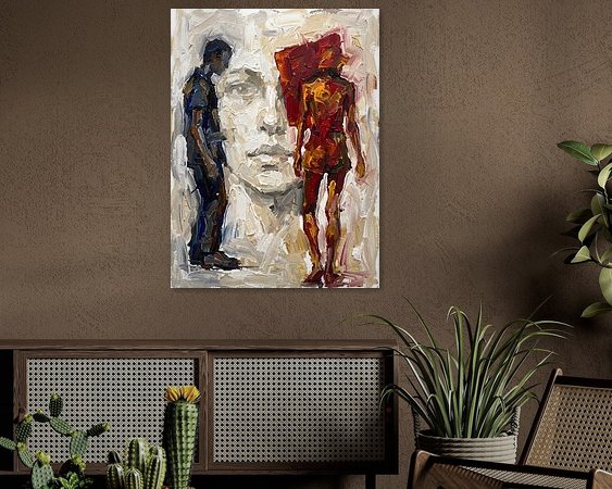 Example of the artwork in a room