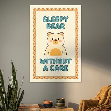 Sleepy Bear Without a Care
