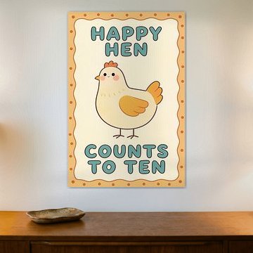Happy Hen Counts to Ten