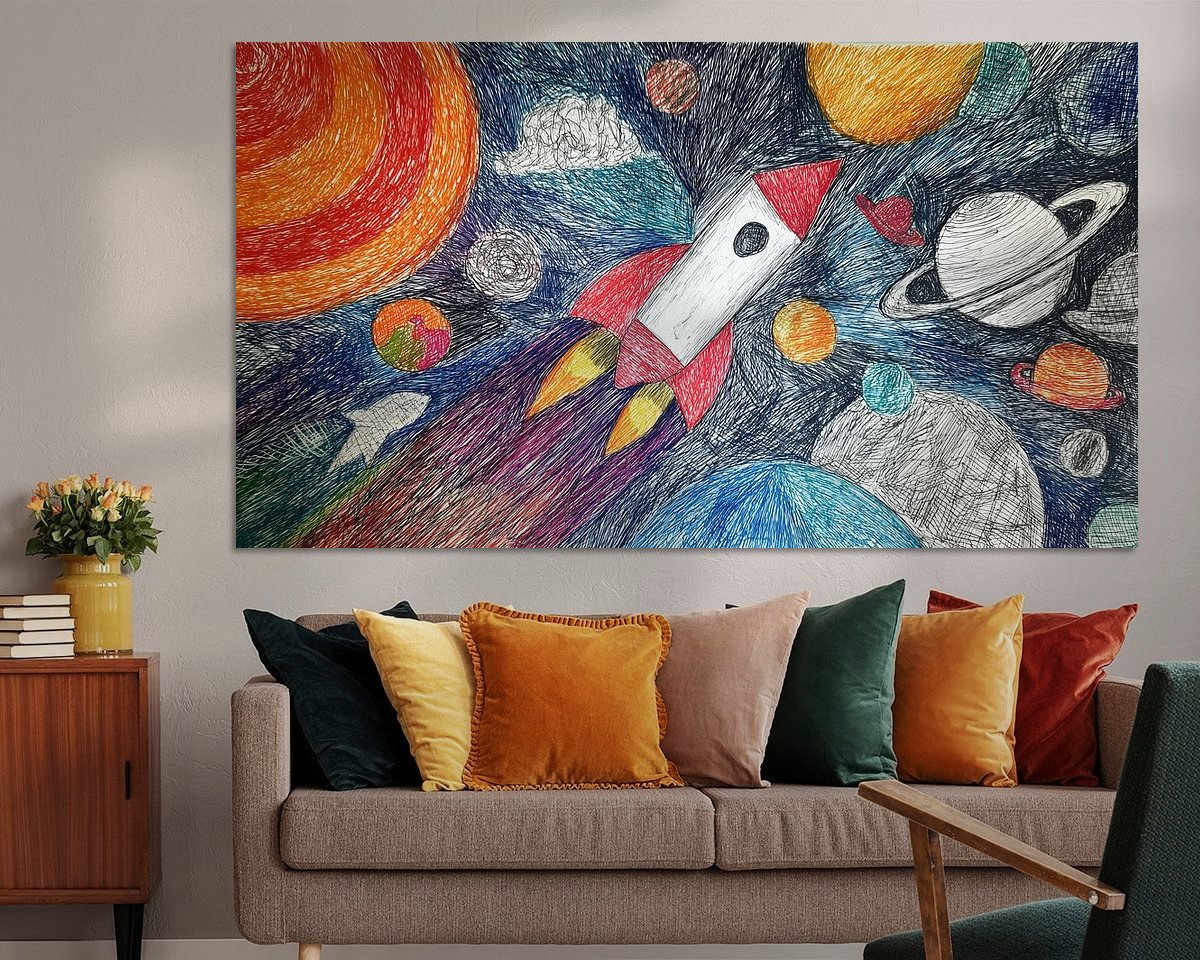 Example of the artwork in a room