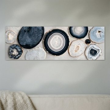 Kunst aus dunkelblauem Achat für eine luxuriöse Inneneinrichtung von Digitale Schilderijen