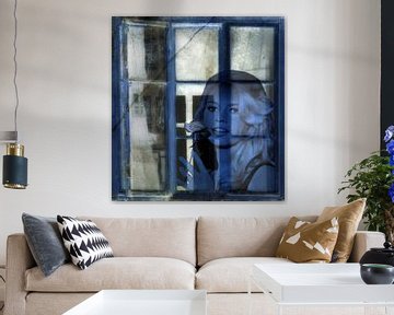 Hinter dem blauen Fenster von Christine Nöhmeier