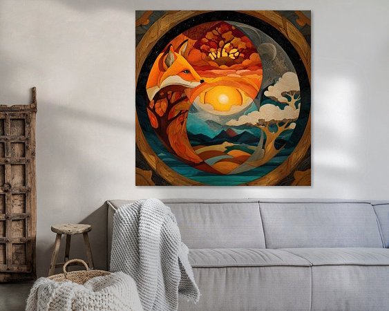 Example of the artwork in a room