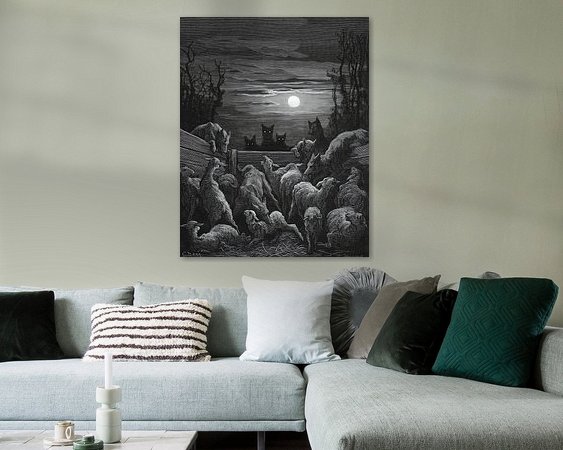Example of the artwork in a room