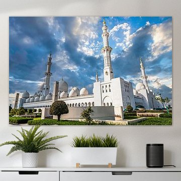 La mosquée Cheikh Zayed à Abu Dhabi sur Dieter Walther