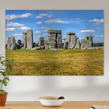 Der Steinkreis von Stonehenge  in der Grafschaft Wiltshire in England