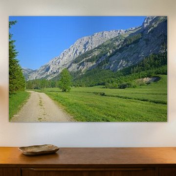 Paysage printanier près du massif du Hochschwab sur Tomherkules