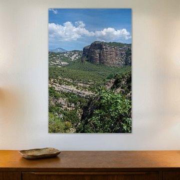 Paysage stratifié d'Aragon sur Peter Bartelings