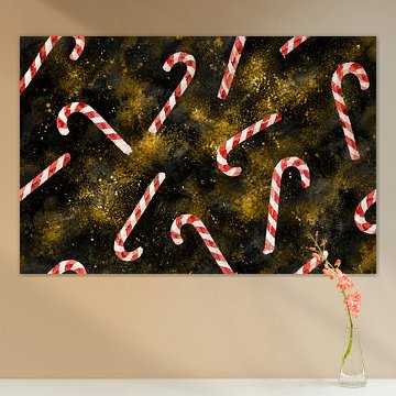 Winter-themed candy canes by Mahalola