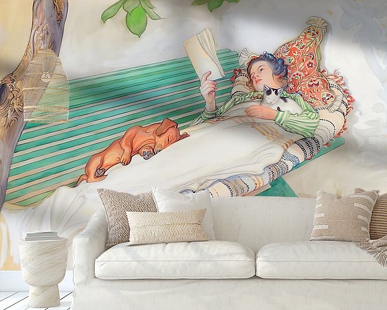 Example of the artwork in a room