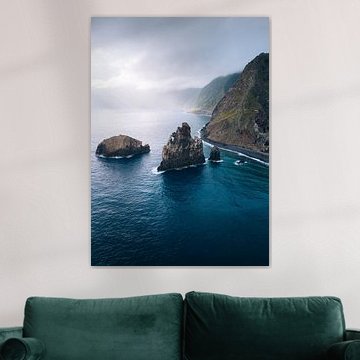 Madère, Ribeira da Janela sur Peter Santema