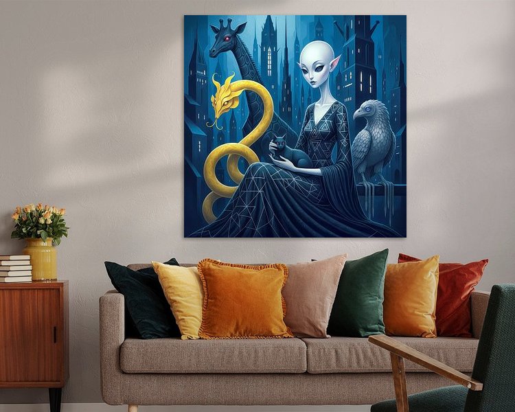 Example of the artwork in a room