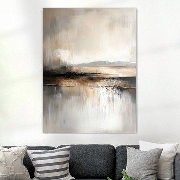 Neutraal, abstract landschap