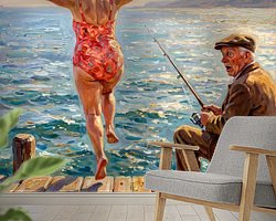 Example of the artwork in a room