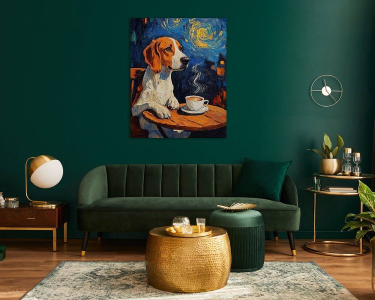 Example of the artwork in a room