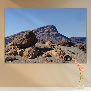 Rotslandschap in het Nationaal Park Teide van Walter G. Allgöwer