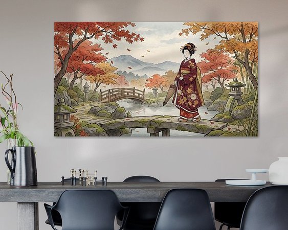 Example of the artwork in a room