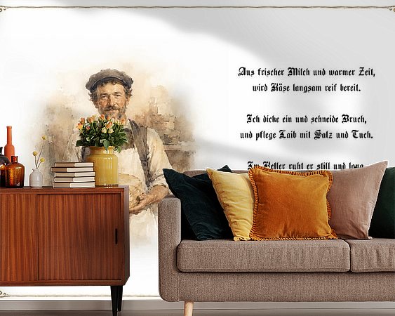 Example of the artwork in a room