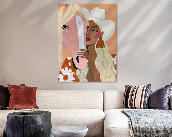 Example of the artwork in a room
