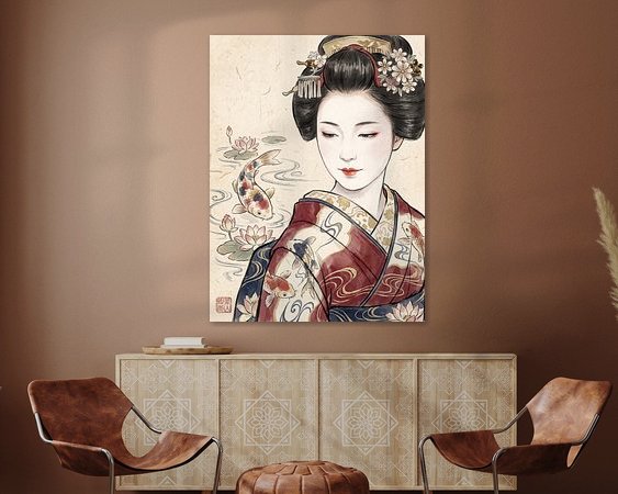 Example of the artwork in a room