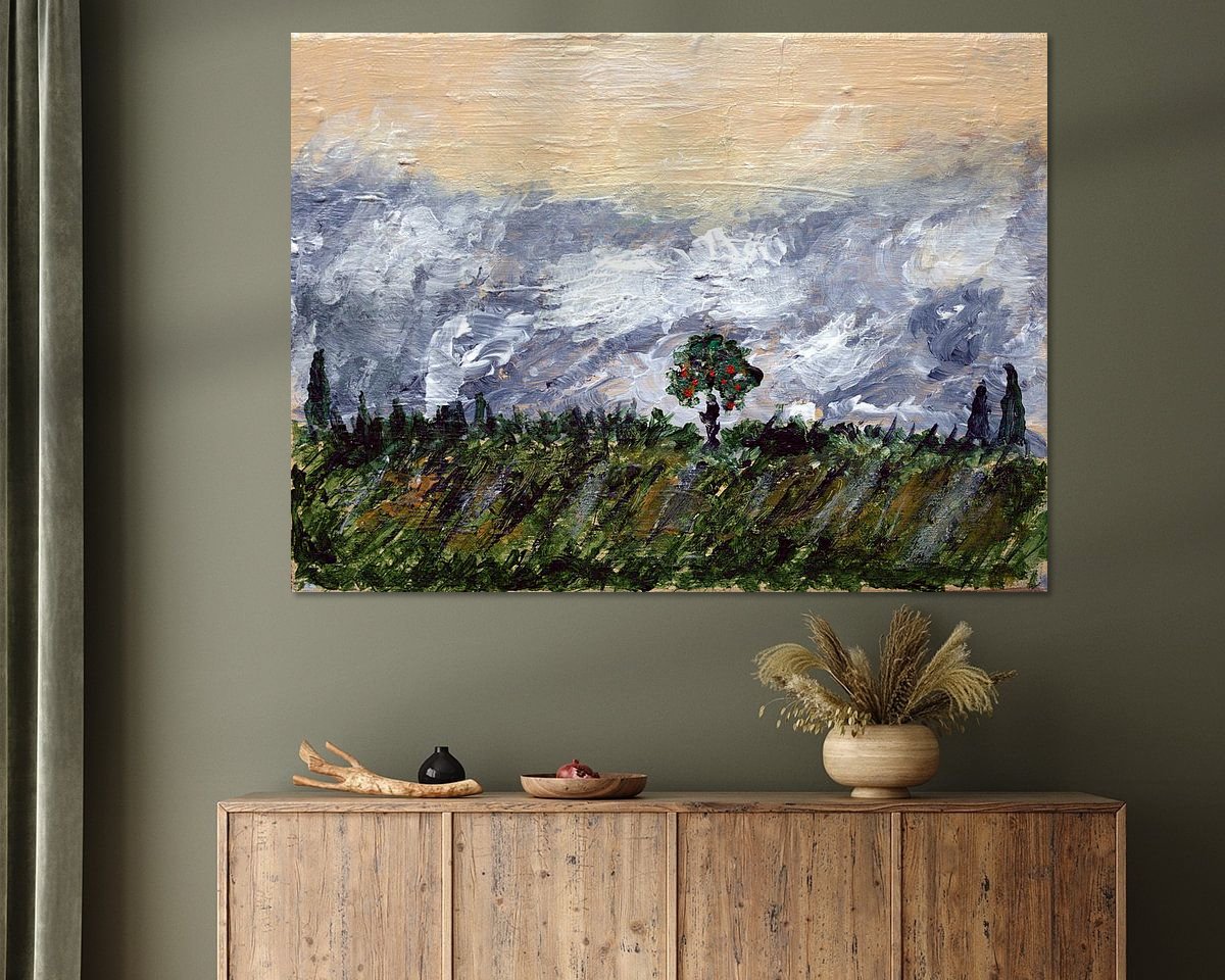 Example of the artwork in a room