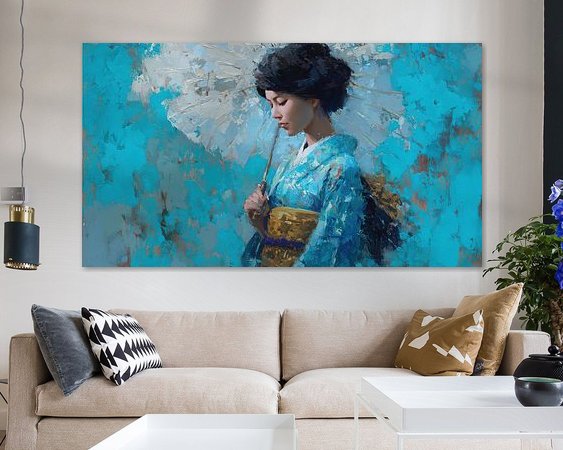 Example of the artwork in a room