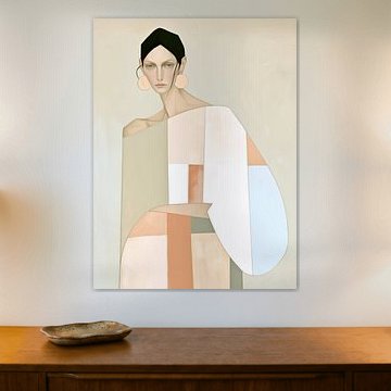 Female Abstraction in Pastel